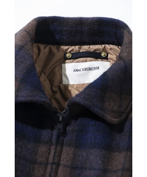 anachronorm アナクロノーム  WOOLCHECK FLIGHT JACKETの8枚目の写真