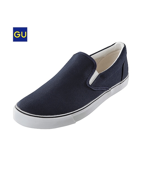 GU(ジーユー)の「(GU)スリッポンシューズ(キャンバス)(MEN ⁄ シューズ・メンズ・WINE/NAVY/BLACK/WHITE・25.0cm/26.0cm/28.0cm/27.0cm)」の4枚目の写真