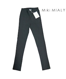 Miki MIALY | ミキミアリ リピーター続出! 美脚シルエット レギンスパンツ 黒 Miki MIALY(その他パンツ)