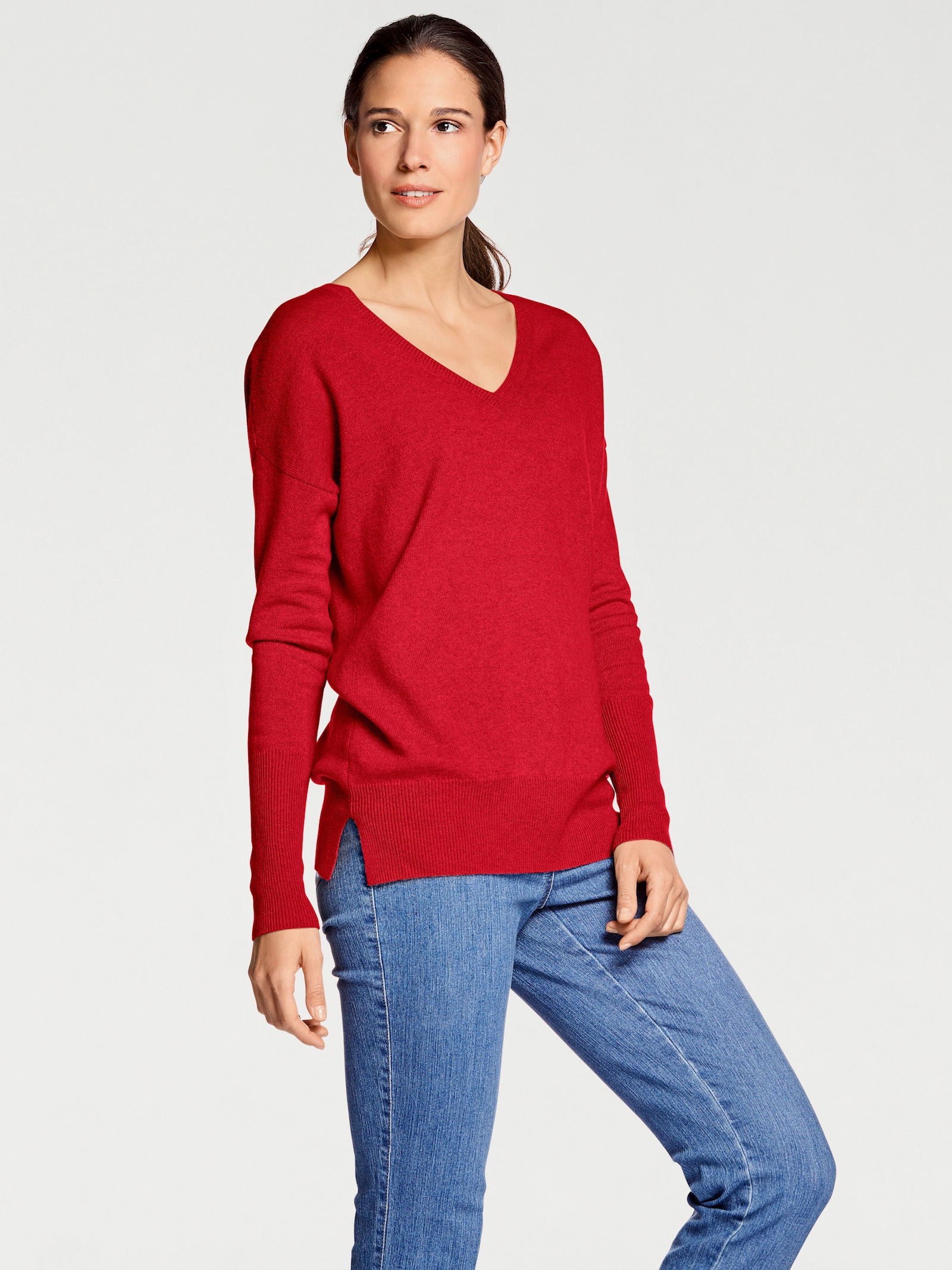 heine Kaschmirpullover - rot