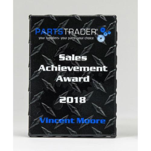 Diamond Plate Plaque Plaque Awards - Stone Plaques - Diamond Plate Plaque