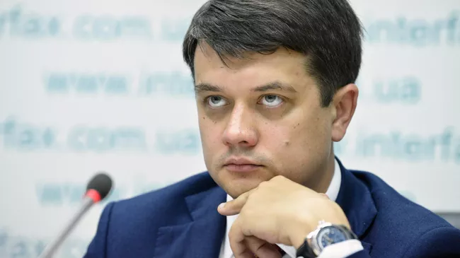 Советник президента Украины Владимира Зеленского, глава партии Слуга народа Дмитрий Разумков