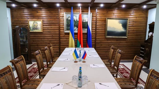 Российско-украинские переговоры в Белоруссии