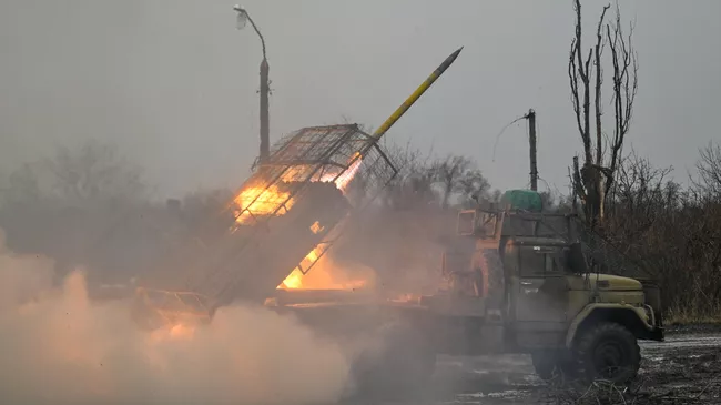 Боевая работа артиллерийской батареи в зоне СВО