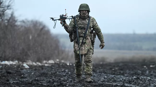 Военнослужащий ВС РФ в зоне СВО