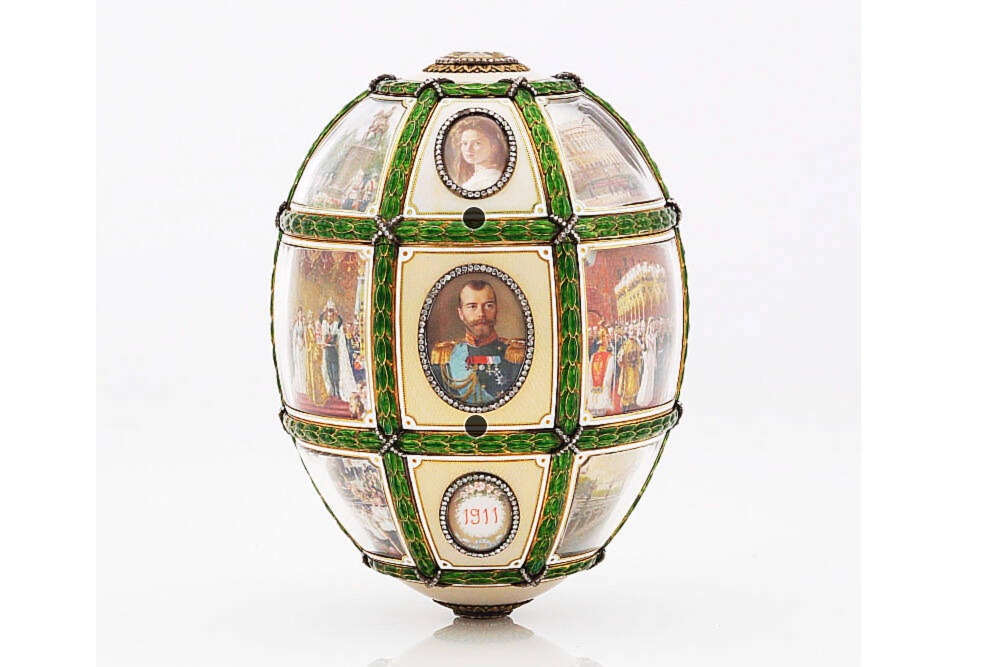 Пасхальное яйцо "Пятнадцатилетие царствования", 1911 г.