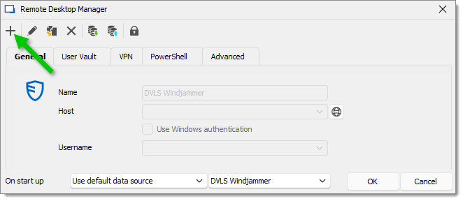 File – Data Sources – Add a New Data Source