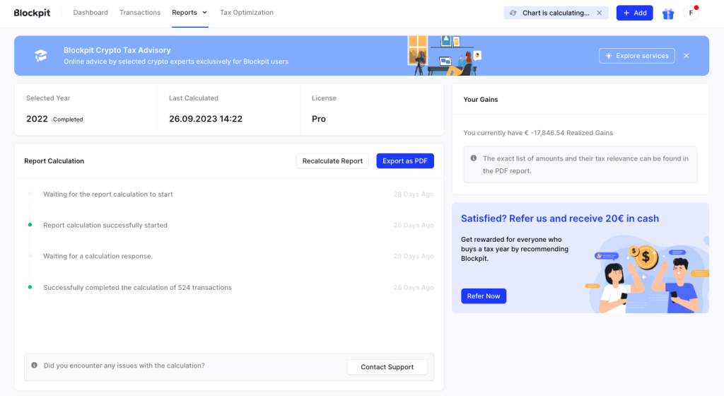 Image showing different locations of referral program