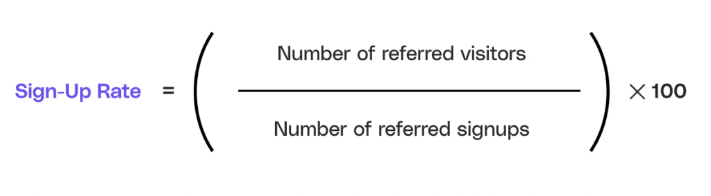 New User Conversion Rate Formula