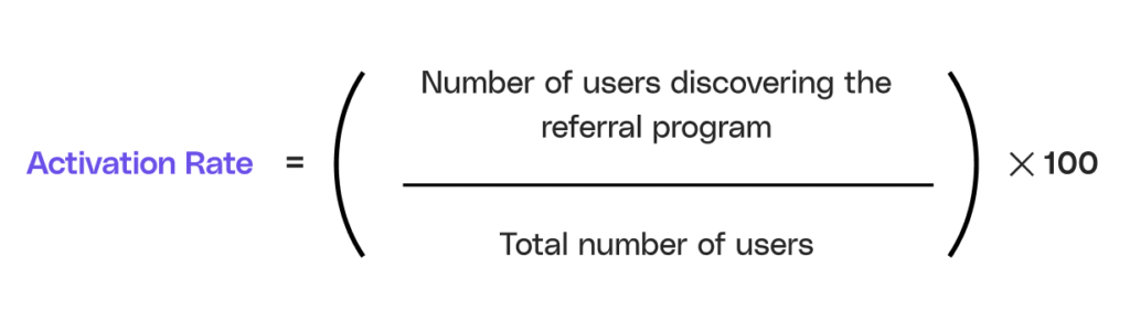 Activation Rate Formula