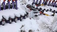 Nevadas y descensos de temperatura en Moscú