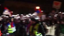 Estudiantes serbios viajan en bicicleta a Estrasburgo para dar visibilidad a sus protestas
