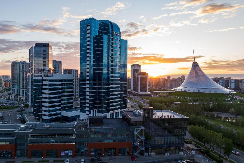 General view ng Astana o city view na kinunan mula sa hotel