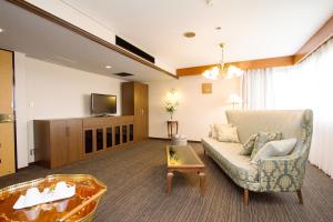 Shohakuen Hotel TV 또는 엔터테인먼트 센터