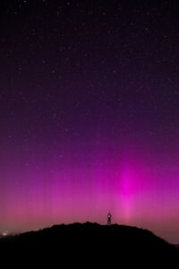 Aurora Borealis, Nordlichter, Rhön,