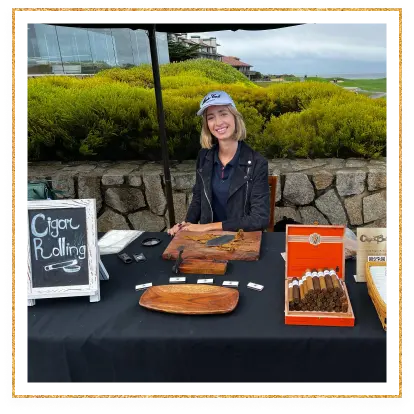 Cigar Rollers Rolling cigars in Austin Texas by Cigar Bella.