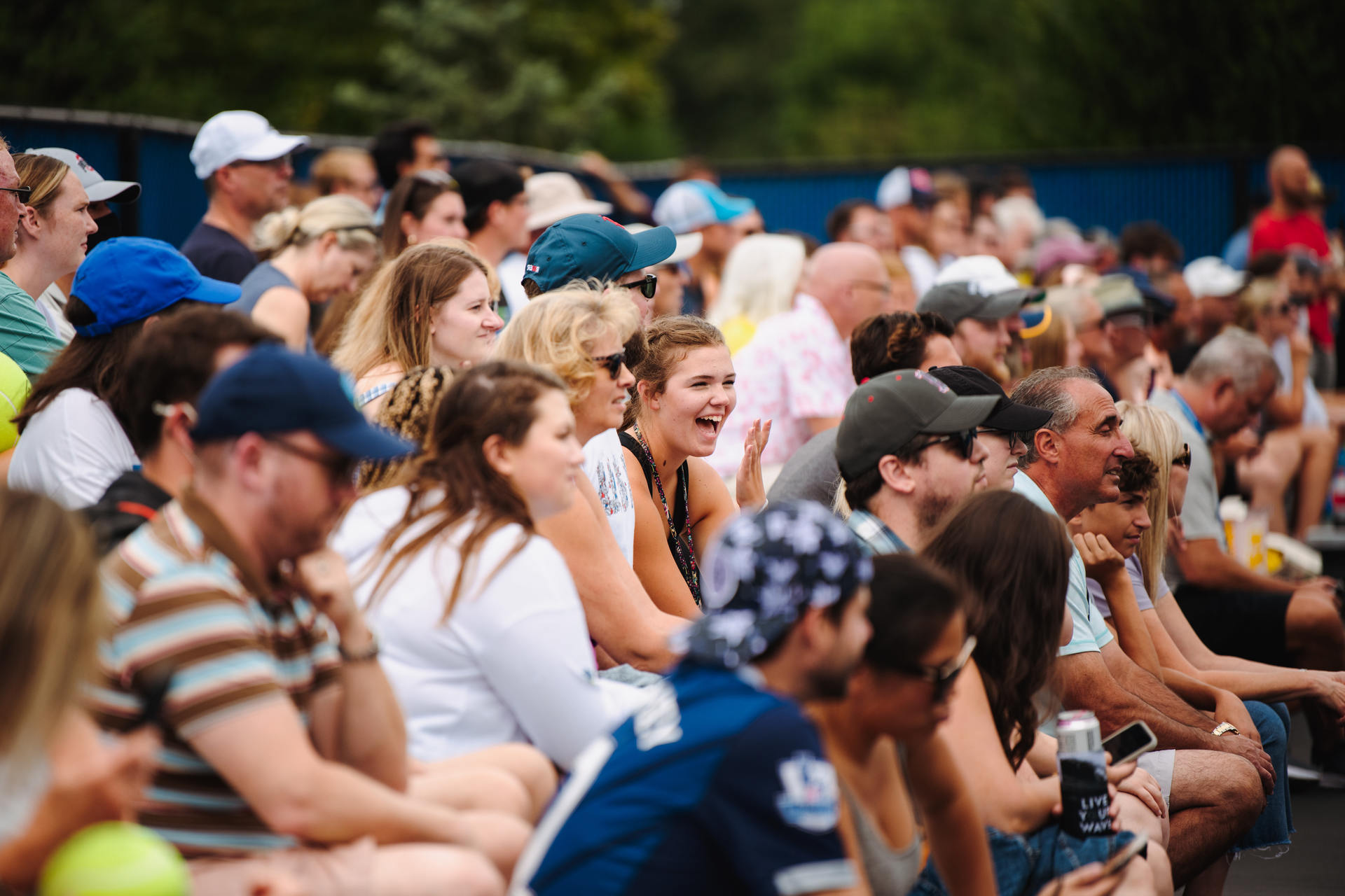 Fans in the stands