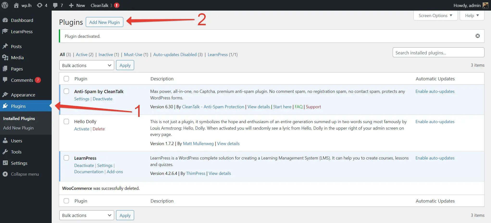 Add New Plugin Add new plugin