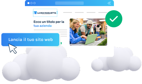 Lancia il tuo sito web