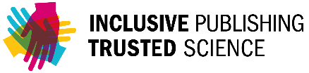 Inclusive Publishing Trusted Science logo.