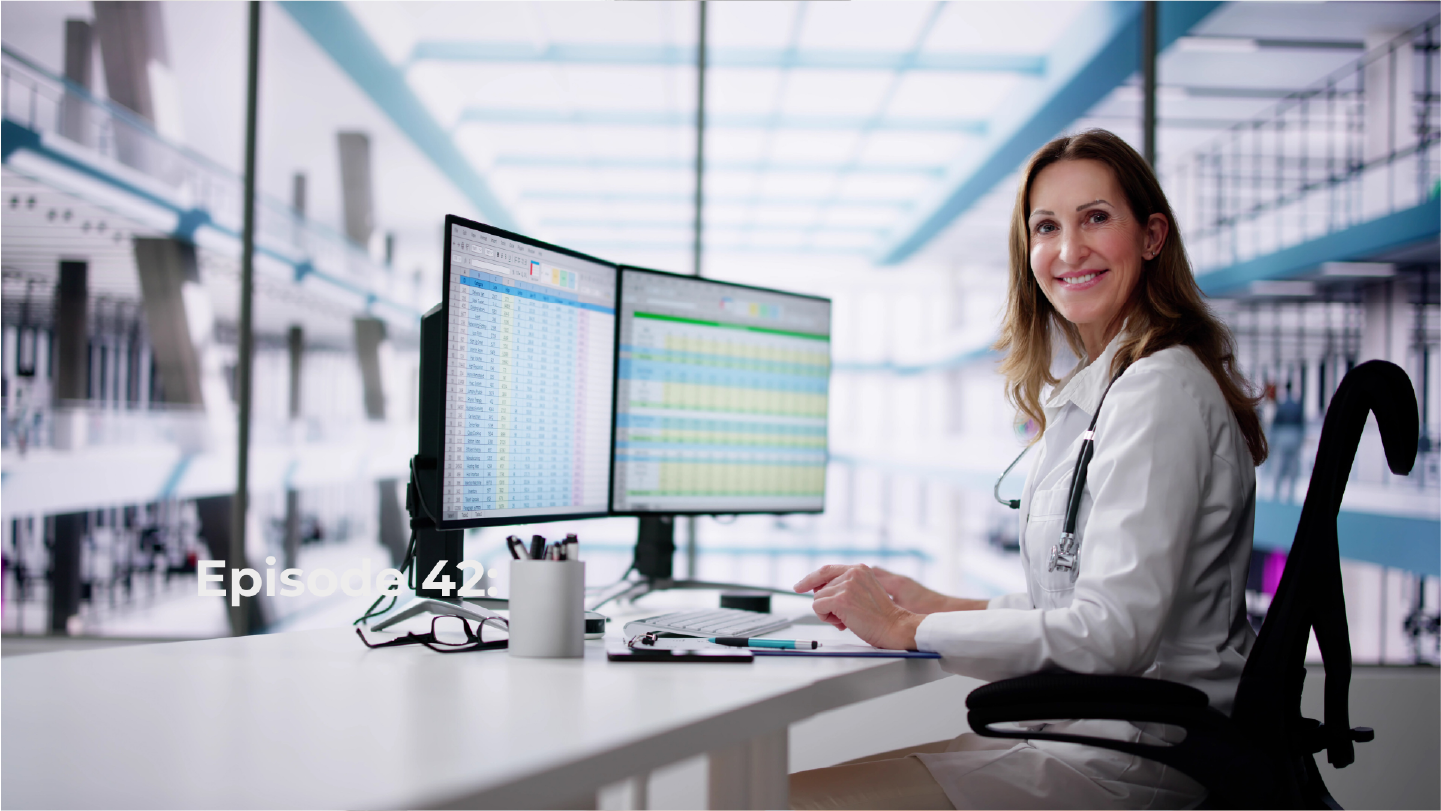 Doctor at computer receiving direction to streamline billing for their practice