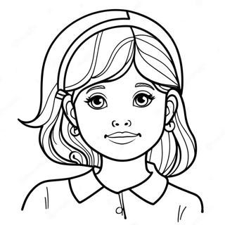 Girl Coloring Page 45013-35574