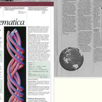 Sept. 1989: The first Mathematica print advertisement…