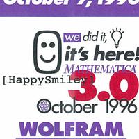 October 7, 1996: The wrap party for Mathematica 3.0