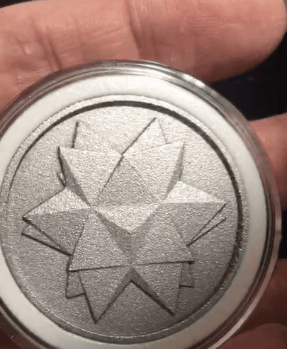 Commemorative Spikey coin Commemorative Spikey coin