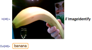 (banana) // ImageIdentify