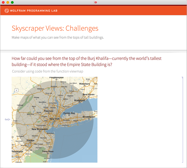 Wolfram Programming Lab notebook:  Skyscraper Views:  Challenges