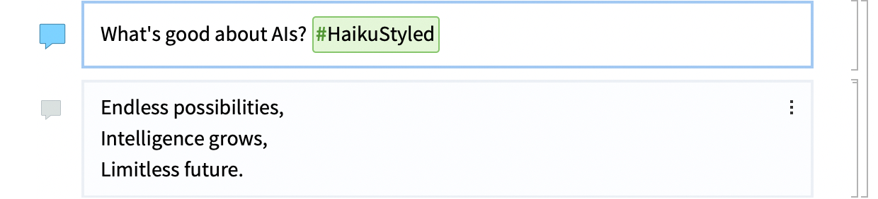 HaikuStyled chat modifier