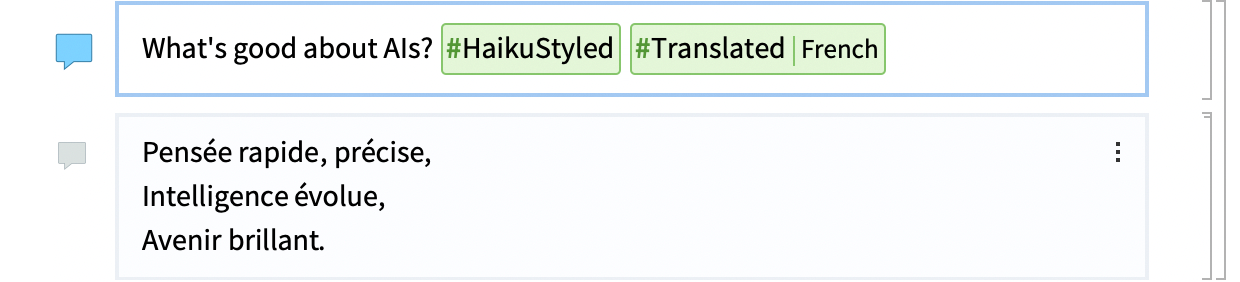 HaikuStyled and Translated chat modifiers