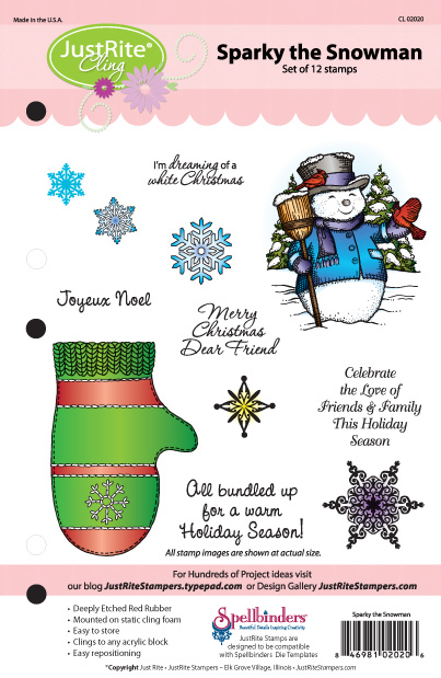 JR CL 02020 Sparky the Snowman PACKAGE