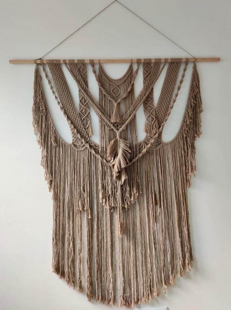 Macramê Sirius by Roberta Rodrigues - Cor de Manacá