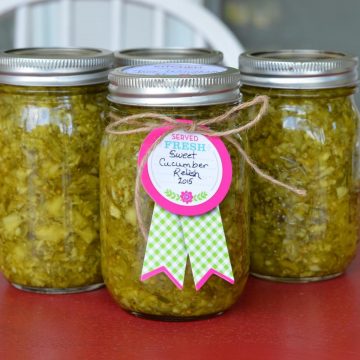 Sweet Cucumber Relish 23 Sweet cucumber relish - featured