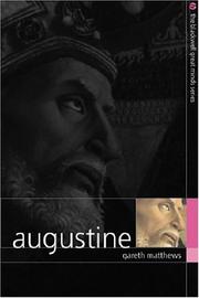 Cover of: Augustine (Blackwell Great Minds) by Gareth B. Matthews, Gareth B. Matthews