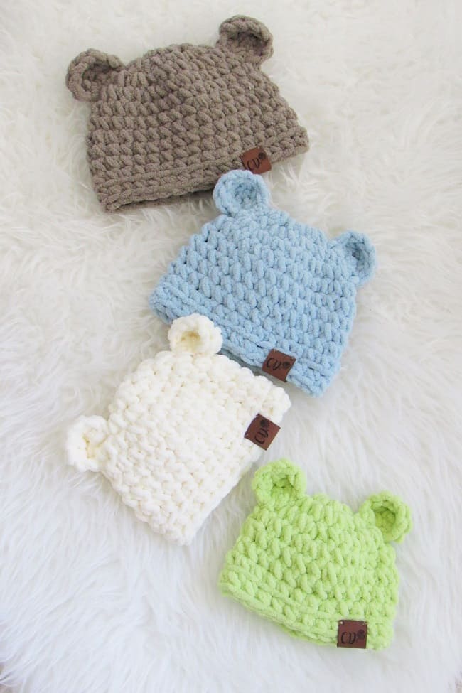 Newborn crochet hat pattern