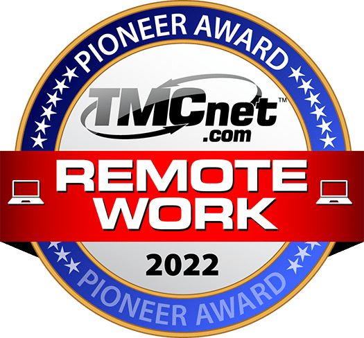 TMCnet Remote Work 2022 Pioneer award