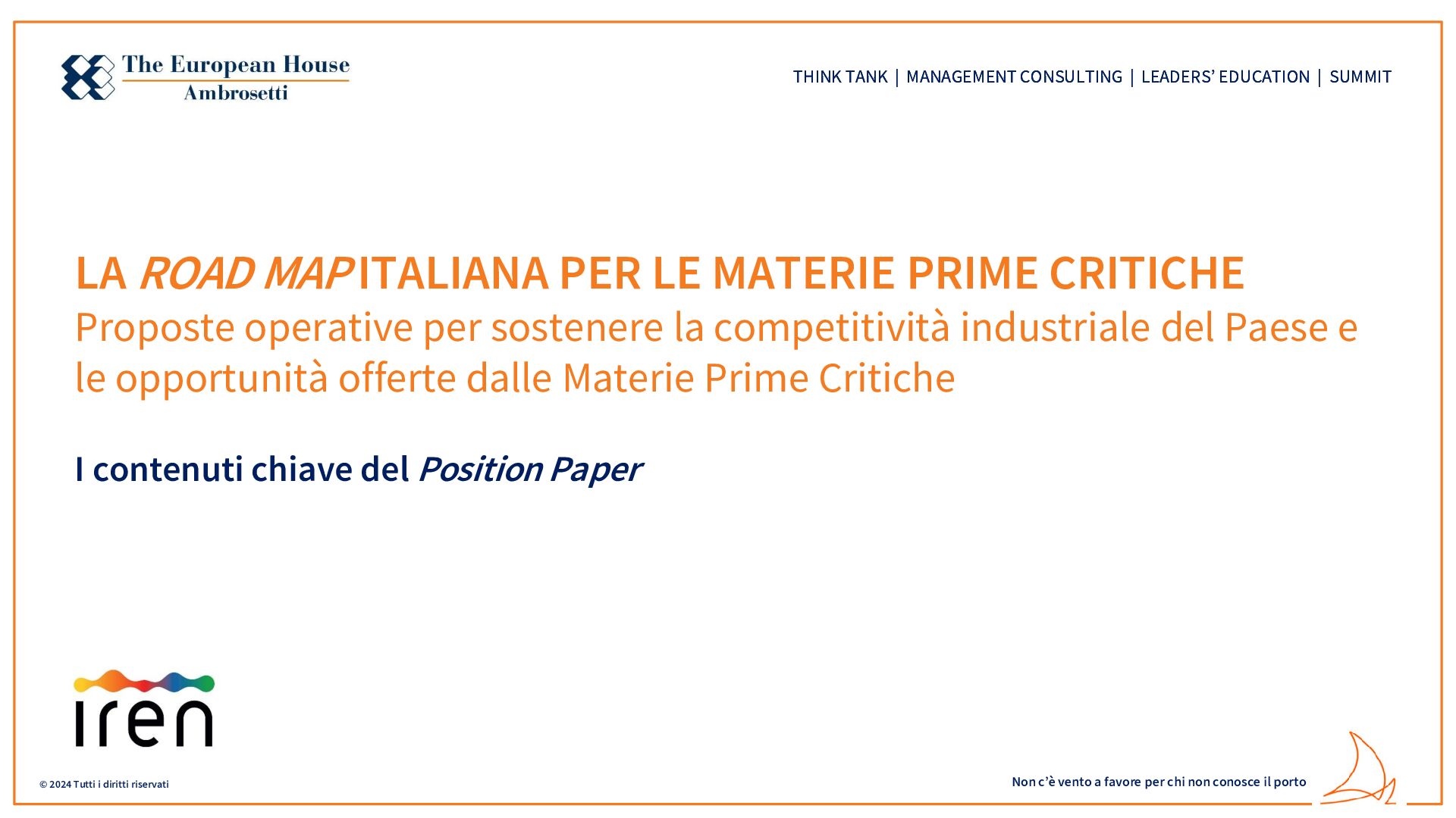 La roadmap italiana per le materie prime critiche