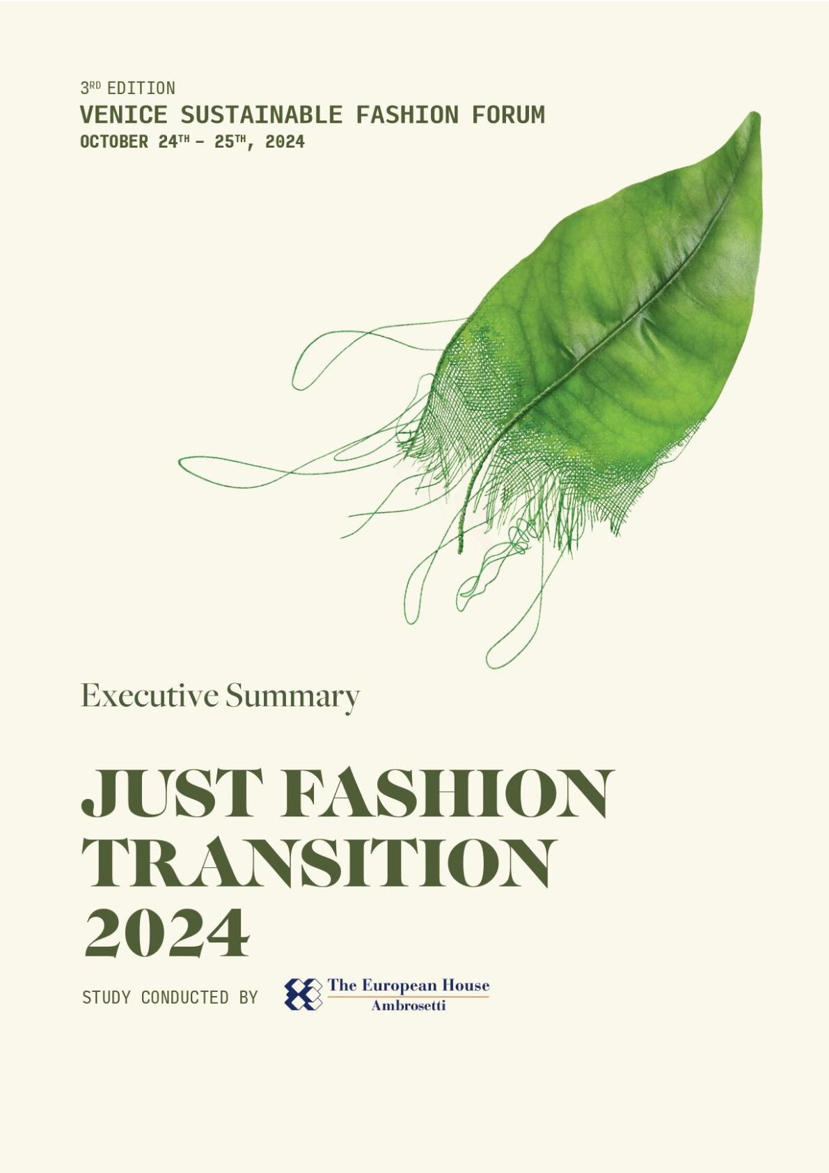 Executive Summary - Studio Just Fashion Transition 2024