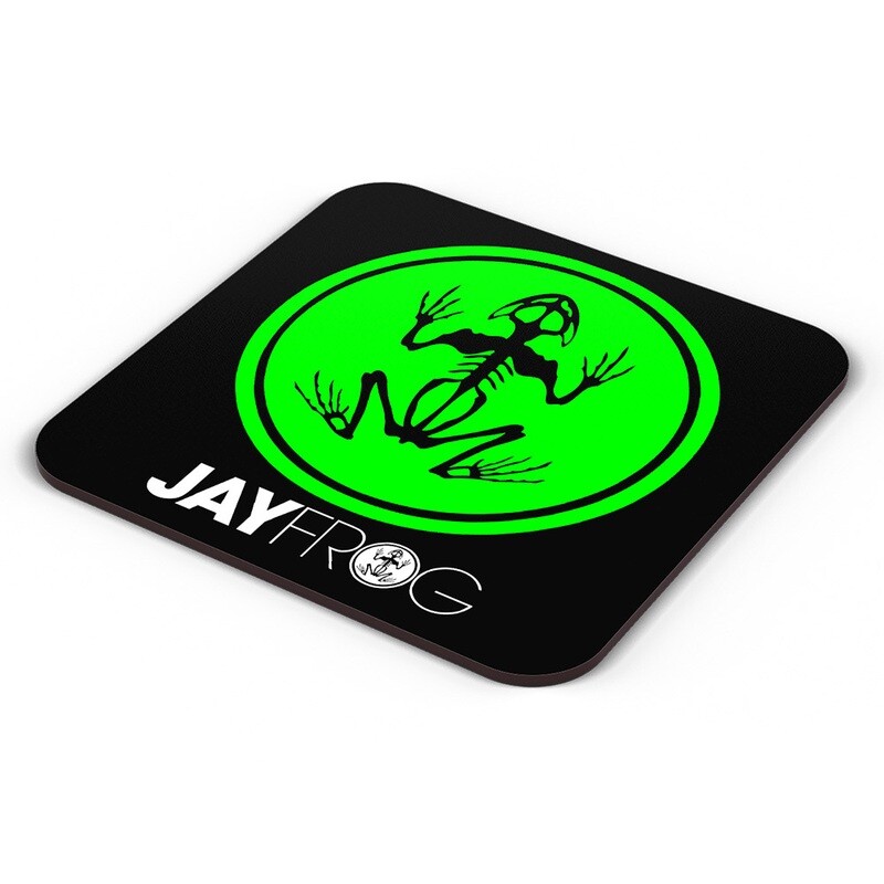 Jay Frog Getränkeuntersetzer aus Hartfaser Jay Frog Getränkeuntersetzer aus Hartfaser