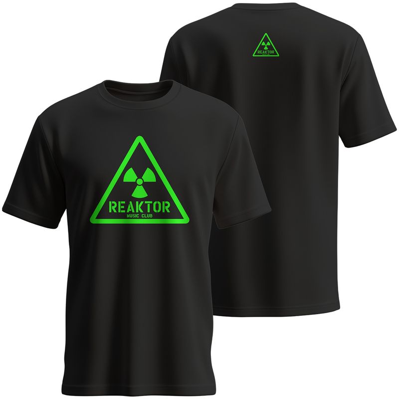 REAKTOR T-Shirt | Retro-Logo vorne groß, hinten klein (Men) REAKTOR T-Shirt | Retro-Logo vorne groß, hinten klein (Men)