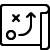 Strategy sheet with x, o, and arrow