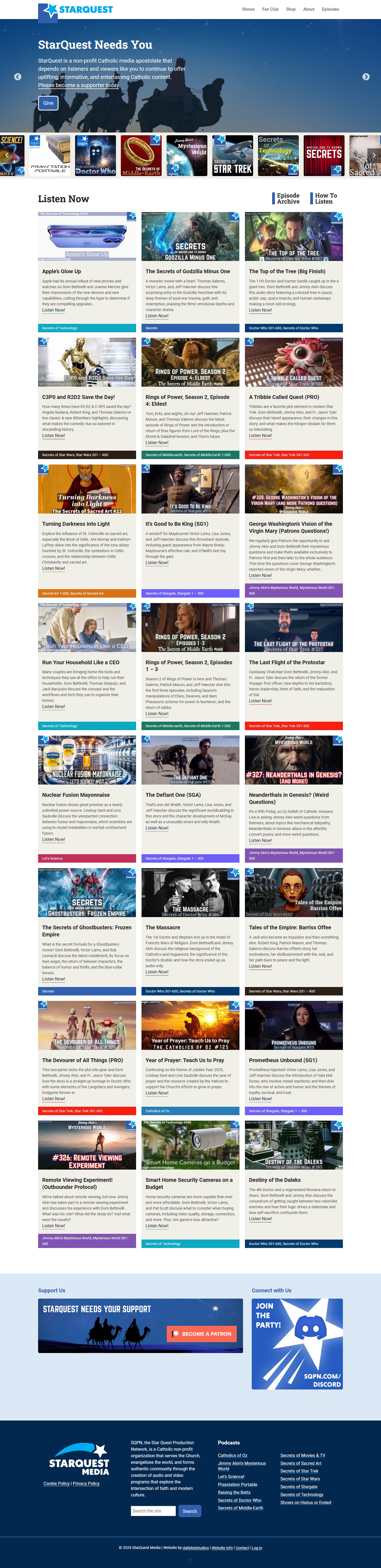 Homepage of sqpn - Starquest