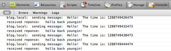 HTML5’s window.postMessage API