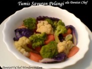resep sayuran pelangi warna warni