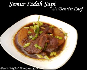 resep semur lidah sapi enak braised beef tongue