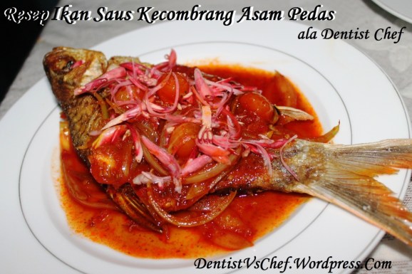 resep ikan saus kecombrang asam pedas