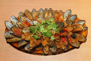 kerang hijau saus padang pedas